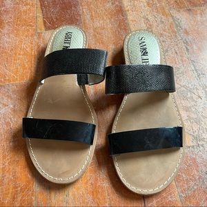 Sam & Libby Sandals Small Heel Straps Size 7